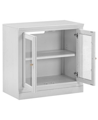 31" Wooden Amren 2 Door Base Console Table