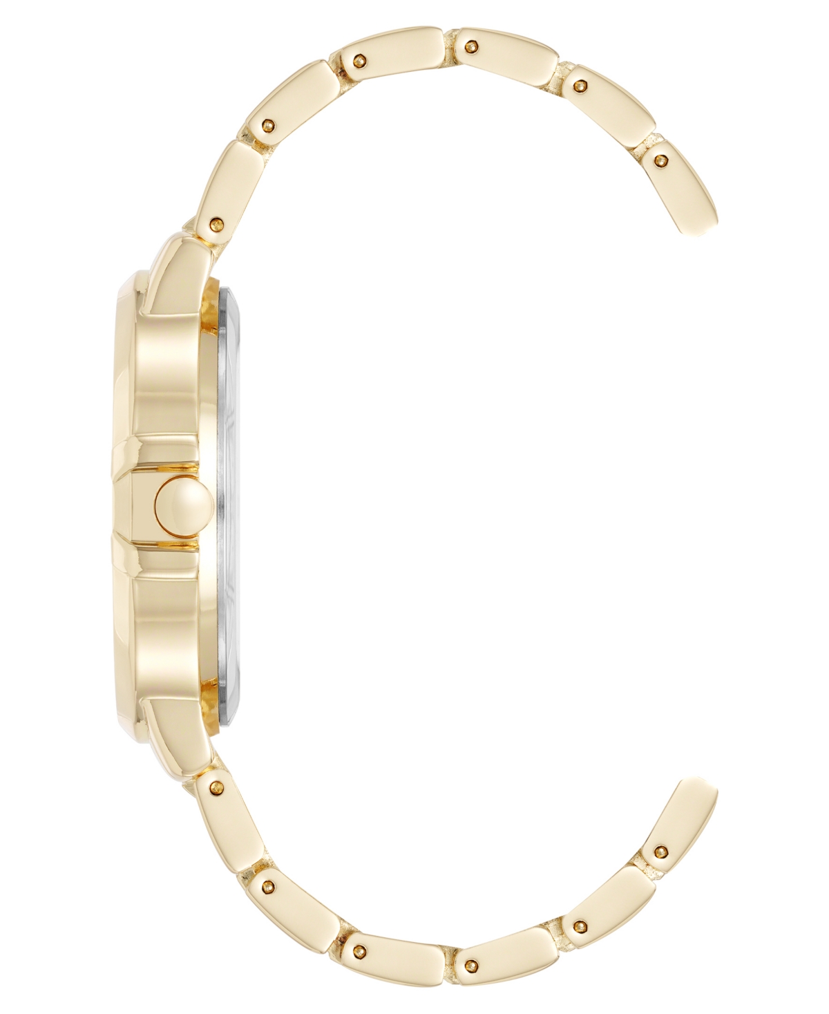 Anne Klein Women's Quartz Classic Black And Gold-tone Metal Alloy Watch, 35mm In Multi