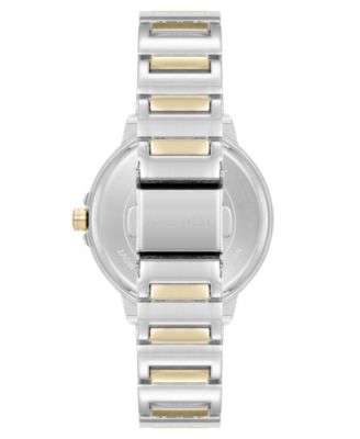 Women's Quartz Classic Silver-Tone and Gold-Tone Metal Alloy Watch, 35mm