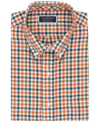 Men's Fashion Plaid Pattern Poplin Shirt, Macy's Exclusive