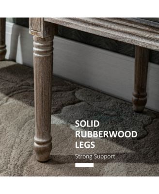 Accent Bench Tufted Upholste Fabric Ottoman for Living Room, Bedroom