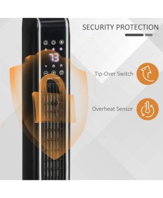 Oscillating Ceramic Space Heater w/ Remote Control,