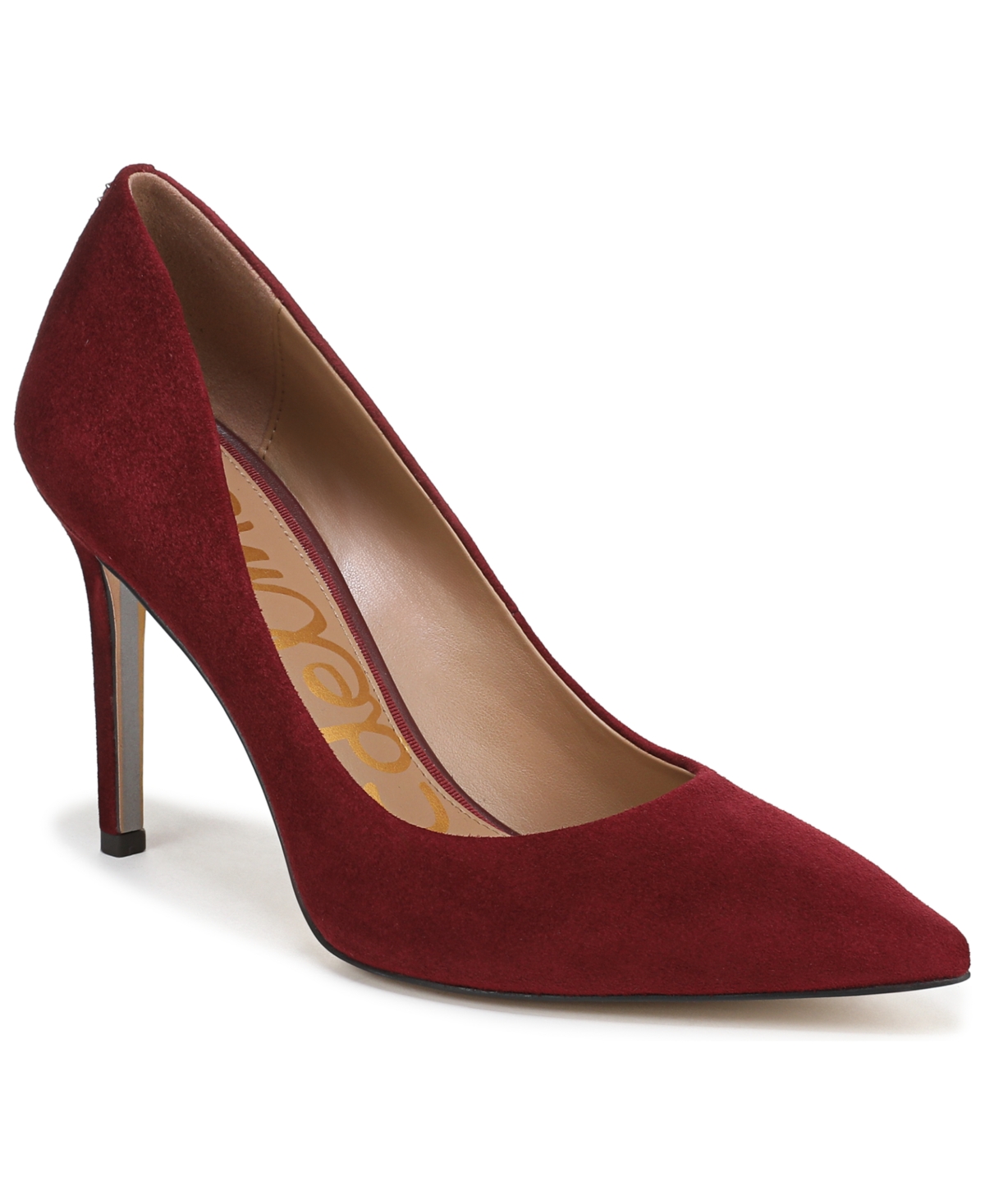 Sam Edelman Hazel Pointed Toe Pump In Red