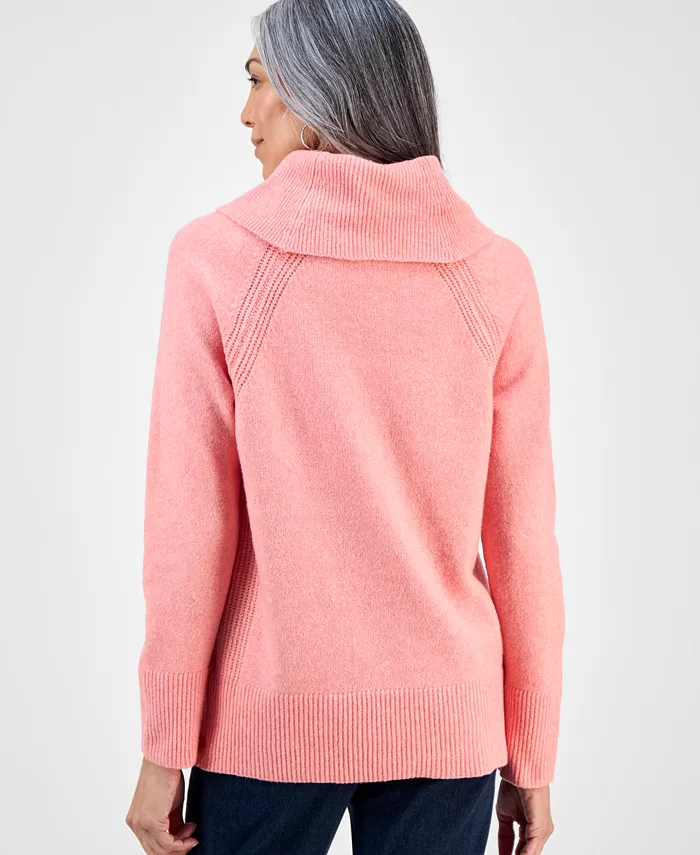 Women's Cowl-Neck Sweater - thumbnail 2
