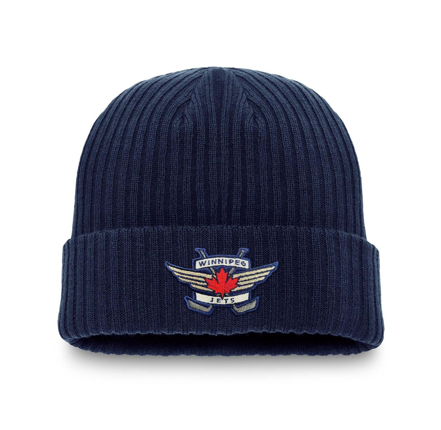 Men's Navy Winnipeg Jets Component Cuffed Knit Hat