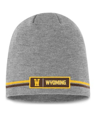 Top of the World - Men's&nbsp;Gray Wyoming Cowboys Greyson Knit Beanie Hat
