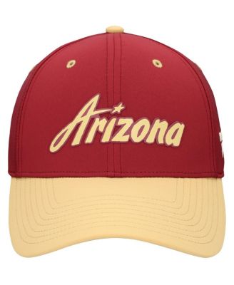 Men's Garnet/Yellow Arizona Coyotes Flex Hat