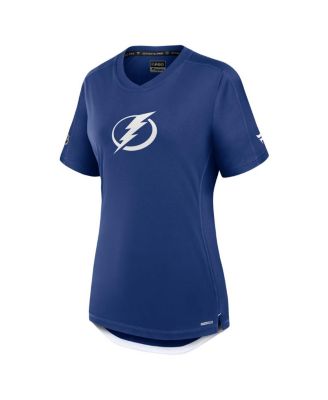 Women's Blue Tampa Bay Lightning Authentic Pro Rink Tech T-Shirt