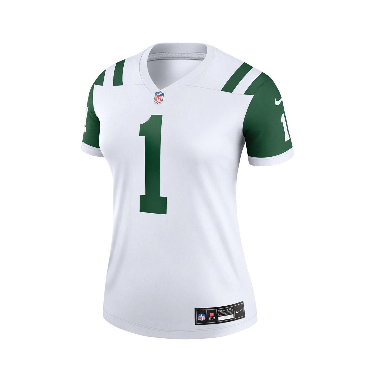 Женский топ Nike Ahmad Sauce Gardner Classic Alternate White New York Jets Alternate Legend Player Performance — фото 2