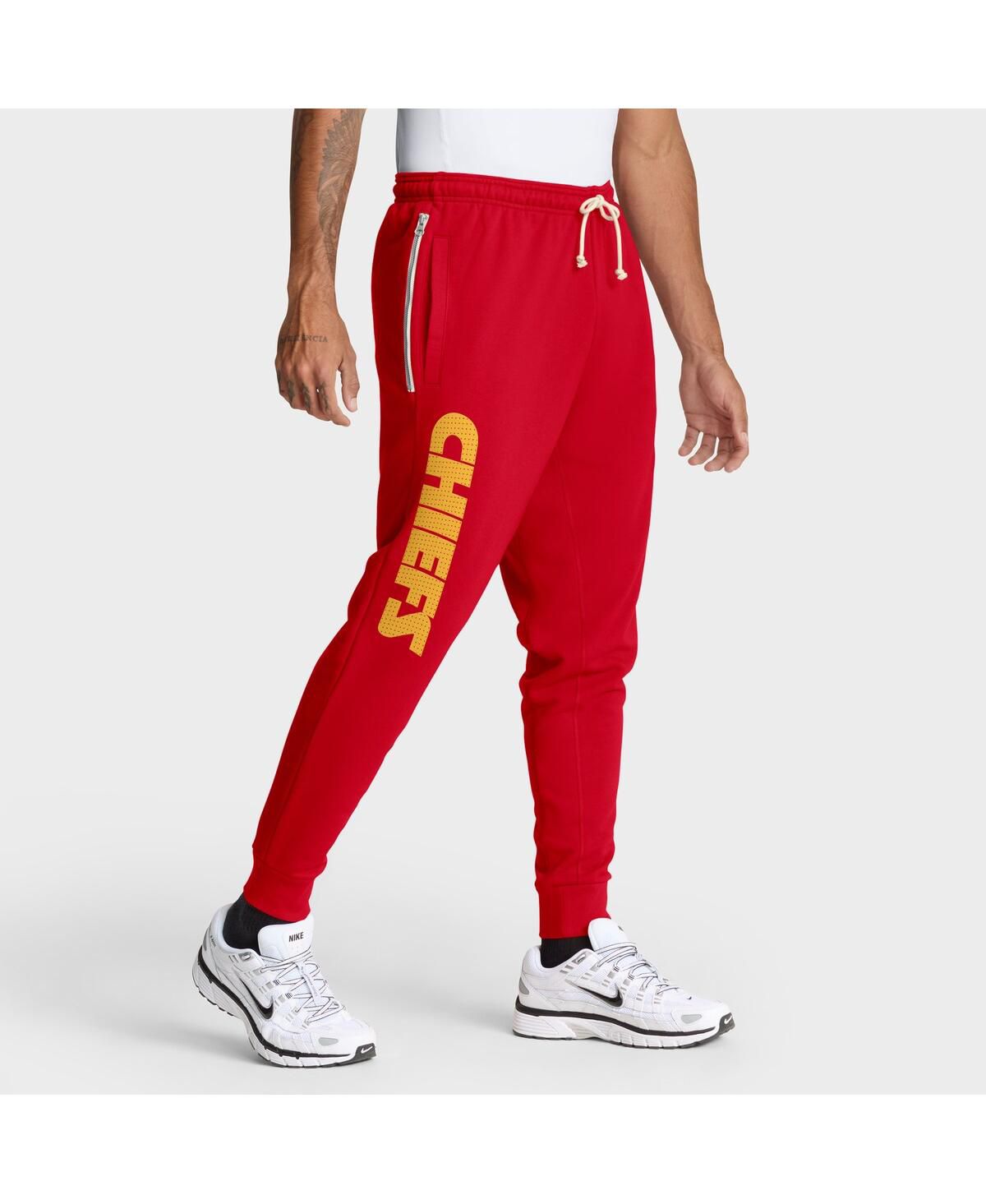 Мужские красные зауженные брюки Kansas City Chiefs Sideline Ground Game Performance