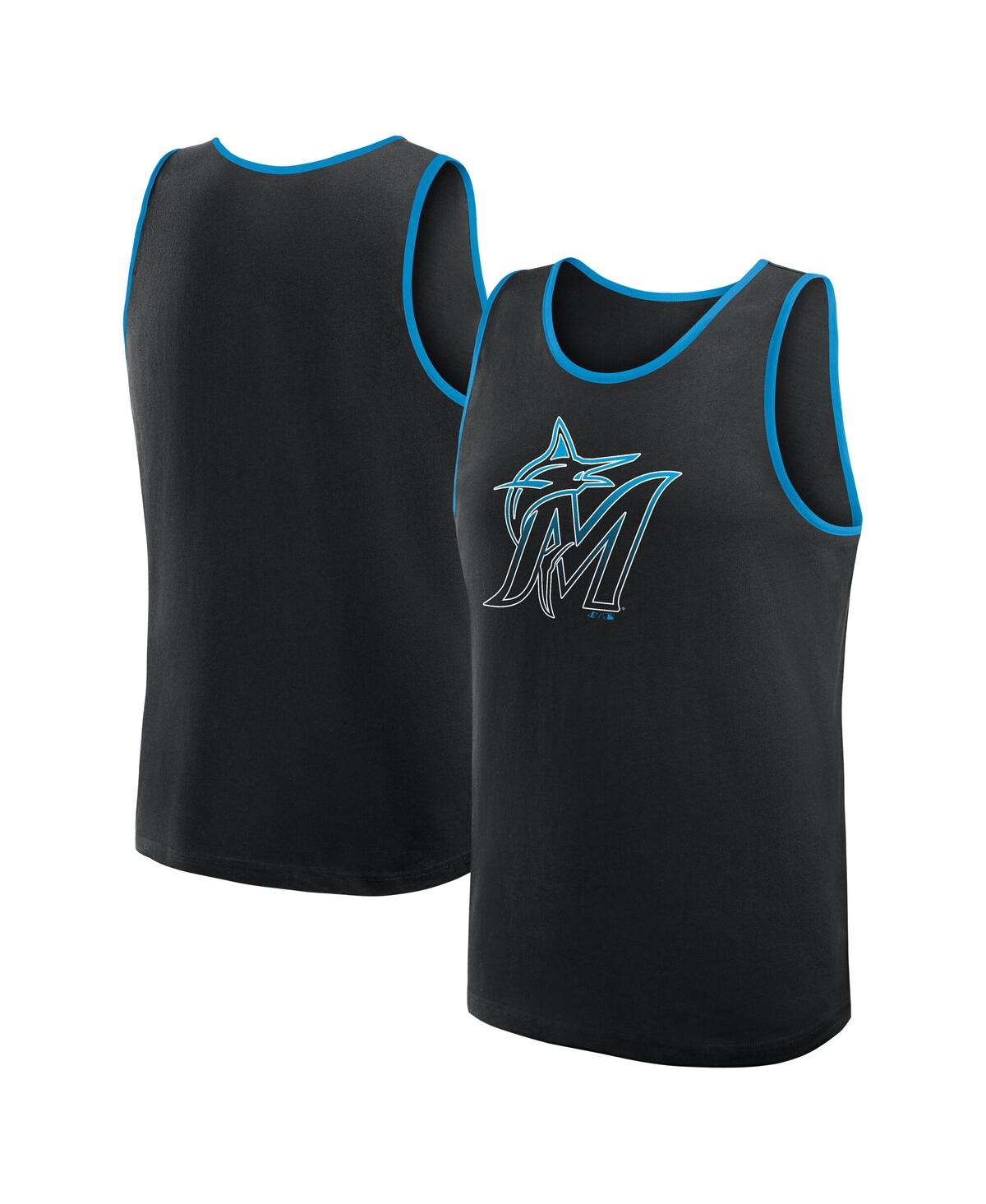 Men's Black Miami Marlins Unmatched Success Tank Top - Black