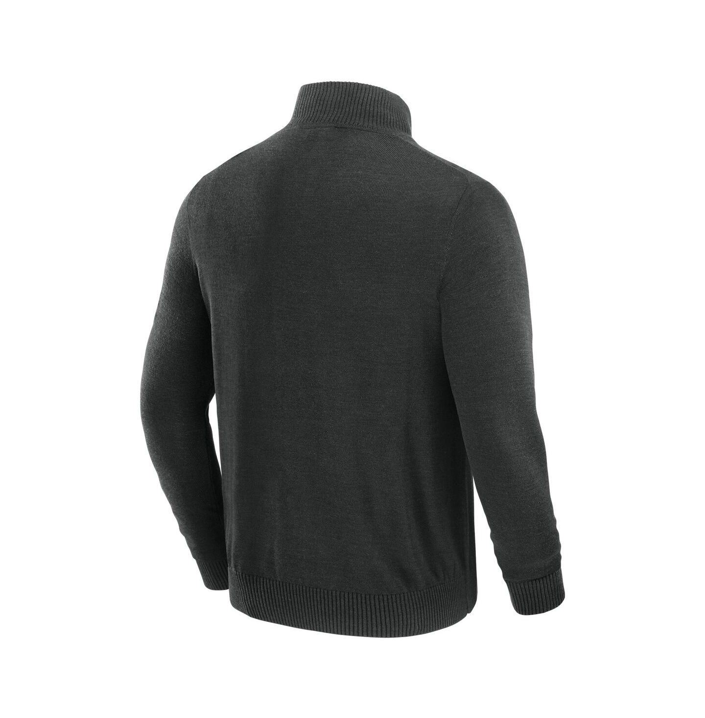 Мужской свитер J. Palmer Black Pittsburgh Steelers Franchise Quarter-Zip — фото 3