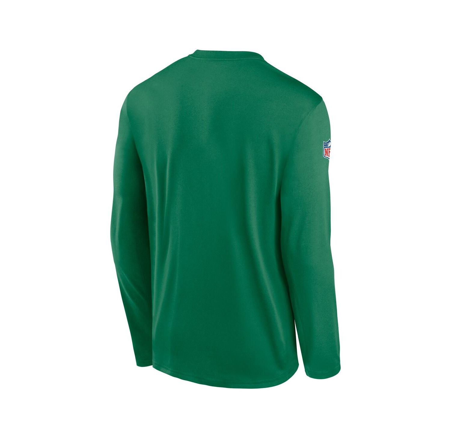 Men's Kelly Green Philadelphia Eagles Legend Small Logo Performance Long Sleeve T-Shirt