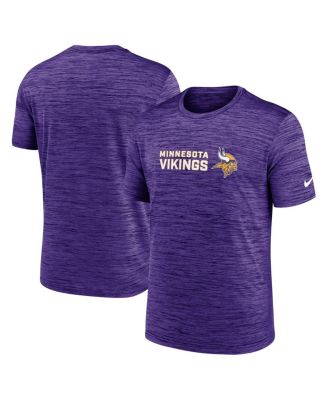 Nike - Men's Purple Minnesota Vikings Big Tall Primetime Reverse Play Velocity Performance T-Shirt