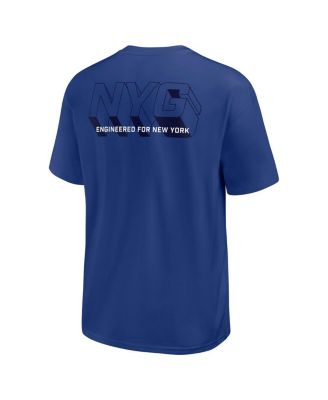 Men's Royal New York Giants Dominate the Game Essential Max90 T-Shirt