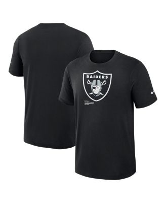 Nike - Men's Black Las Vegas Raiders Left End Run Slub Performance T-Shirt