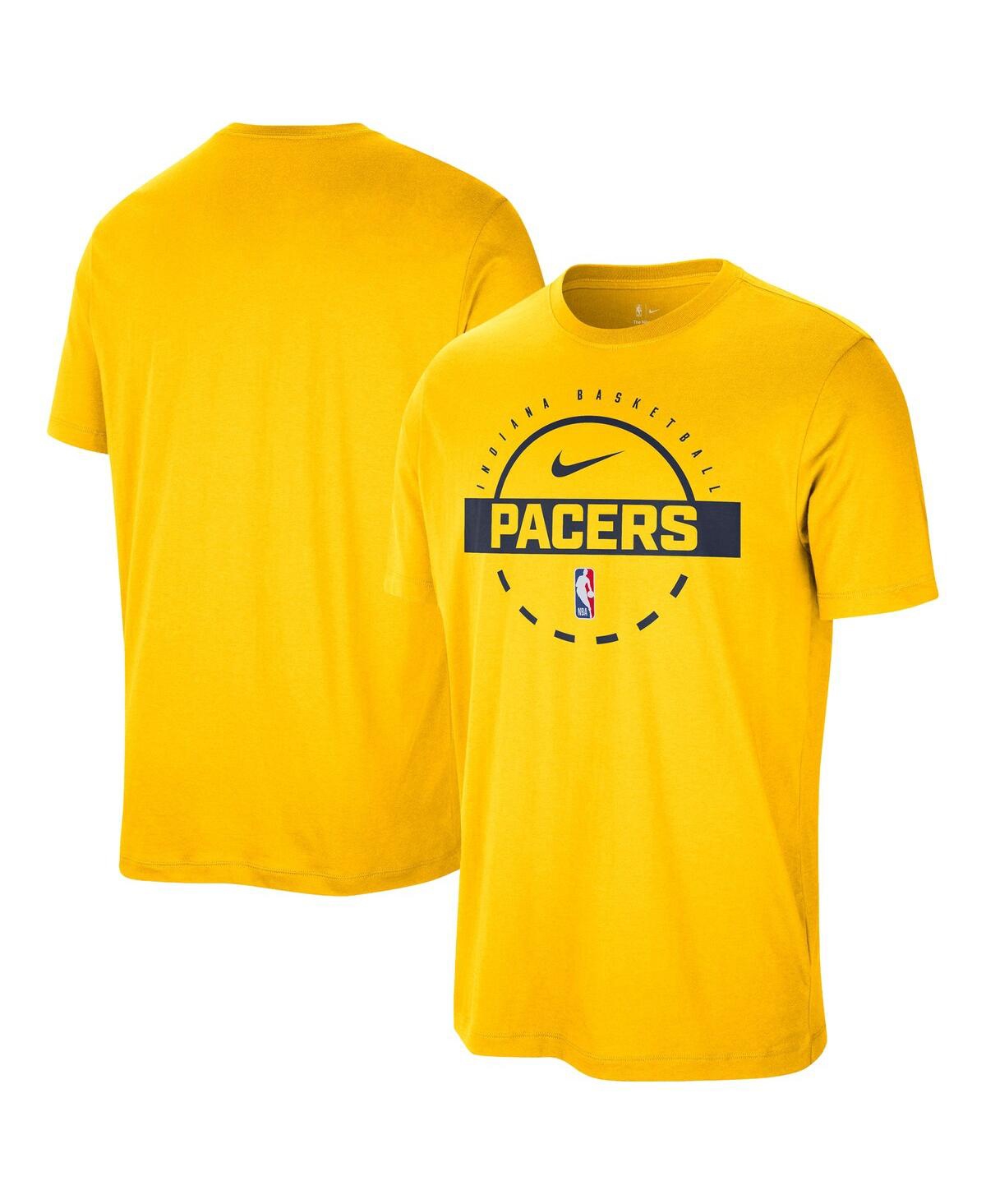 Men's Gold Indiana Pacers Authentic Practice T-Shirt - Gold