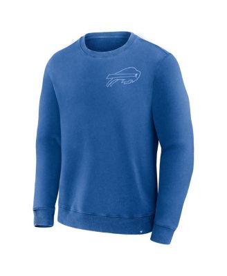 Men's Royal Buffalo Bills Deep Route Pullover Sweatshirt