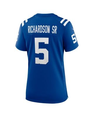 Women's Anthony Richardson Sr. Royal Indianapolis Colts Team Game Jersey