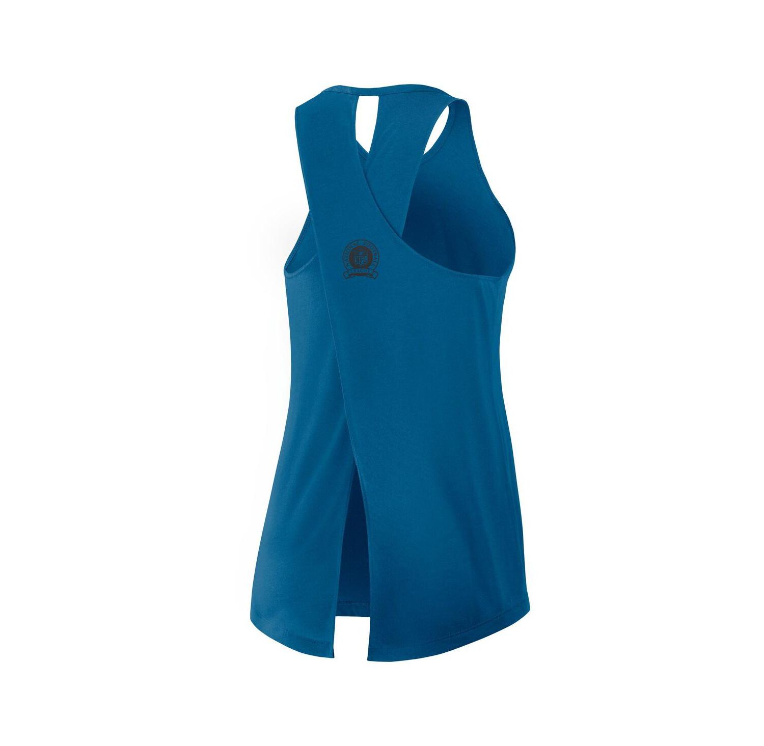 Women's Navy Dallas Cowboys Glory Crisscross Performance Tank Top