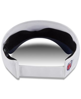 Men's White/College Navy Seattle Seahawks 2025 NFL Training Camp Adjustable Visor Hat