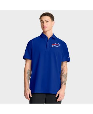 Nike - Men's Royal Buffalo Bills Sideline City Pride Woven Performance Polo Shirt