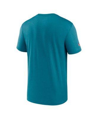 Men's Teal Jacksonville Jaguars Sideline Alt Pack Small Logo Legend Performance T-Shirt