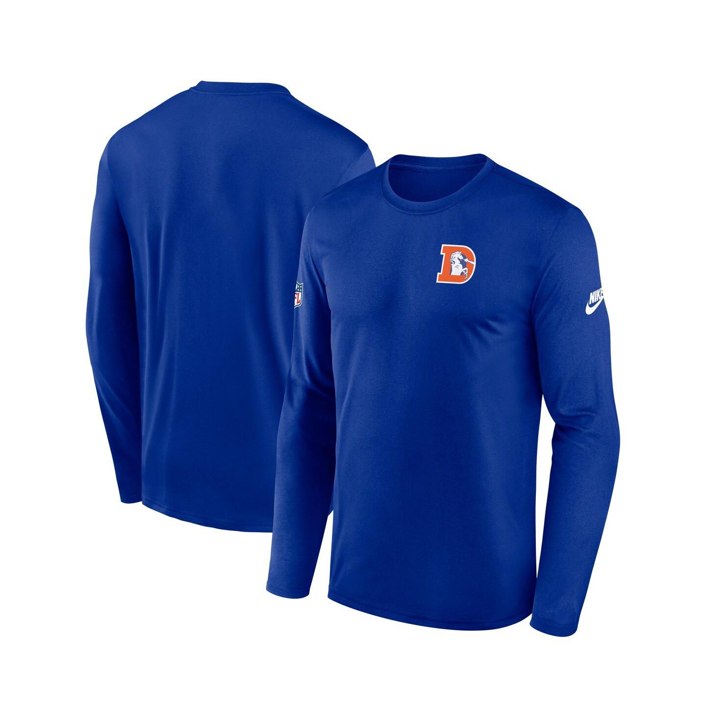 Мужская футболка Nike Denver Broncos Legend Small Logo Performance, Royal — фото 1