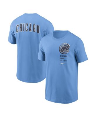 Nike - Men's Light Blue Chicago Cubs Record Shattered T-Shirt