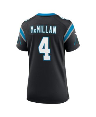 Women's Tetairoa McMillan Black Carolina Panthers Team Game Jersey