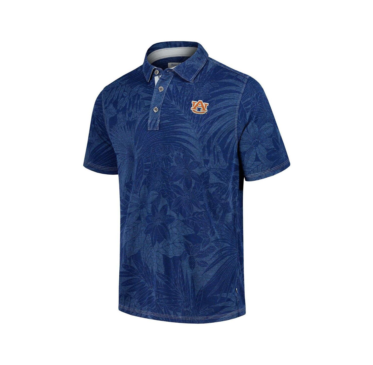 Men's Navy Auburn Tigers Big & Tall Sport Santiago Paradise Polo Shirt