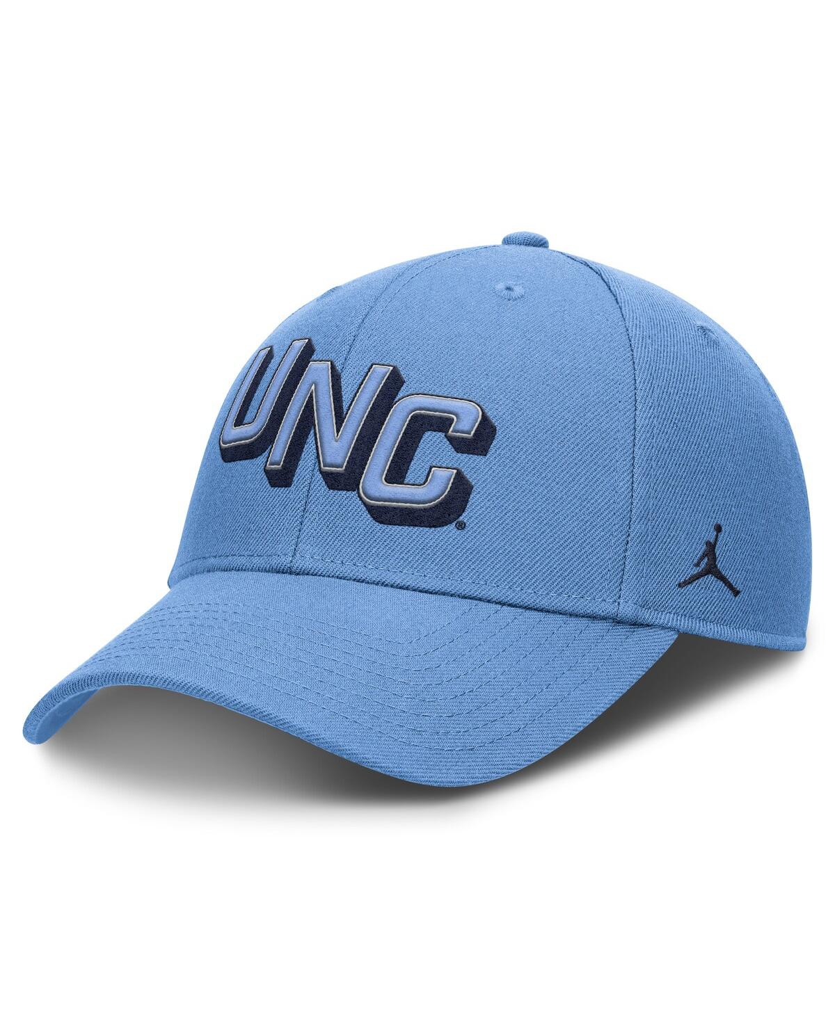 Jordan Men's Carolina Blue North Carolina Tar Heels Slanted Primetime Rise Performance Adjustable Hat In Blue