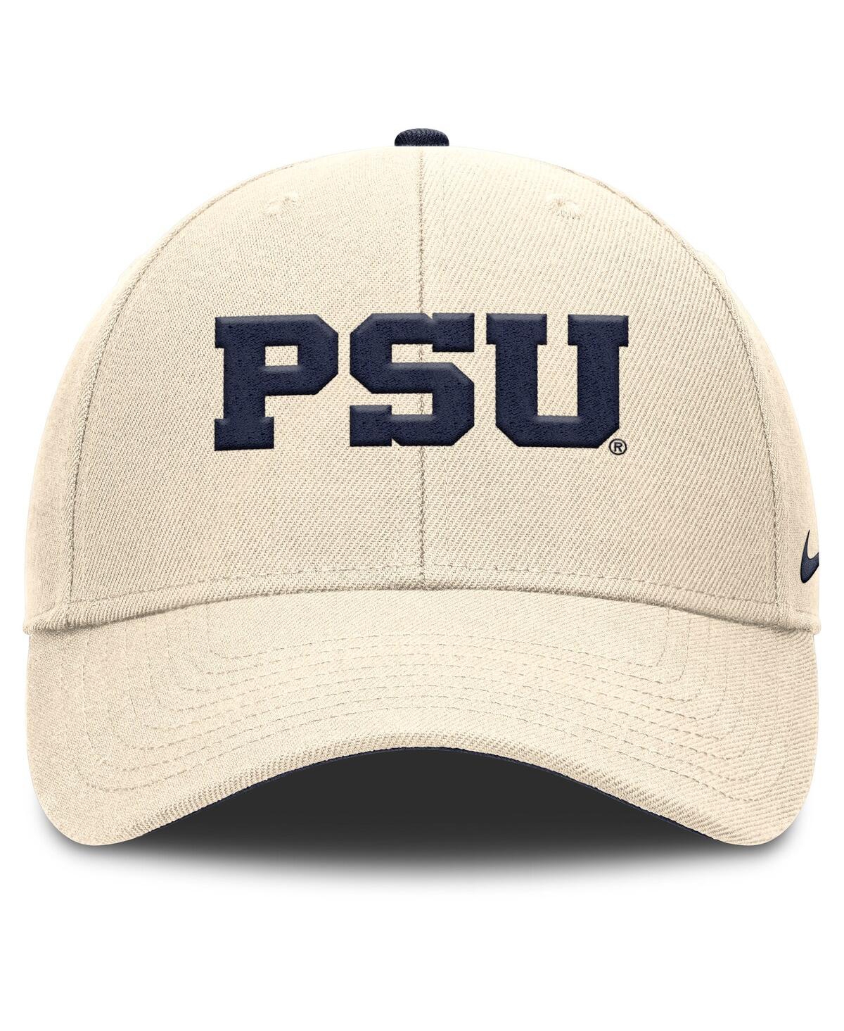 Nike Men's Natural Penn State Nittany Lions Rise Primetime Performance Trucker Adjustable Hat