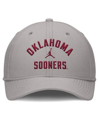 Men's Gray Oklahoma Sooners Rise Prep Performance Flex Hat