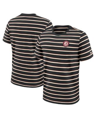 Men's Black Alabama Crimson Tide Athletic Prep Legacy Summit Stripe T-Shirt