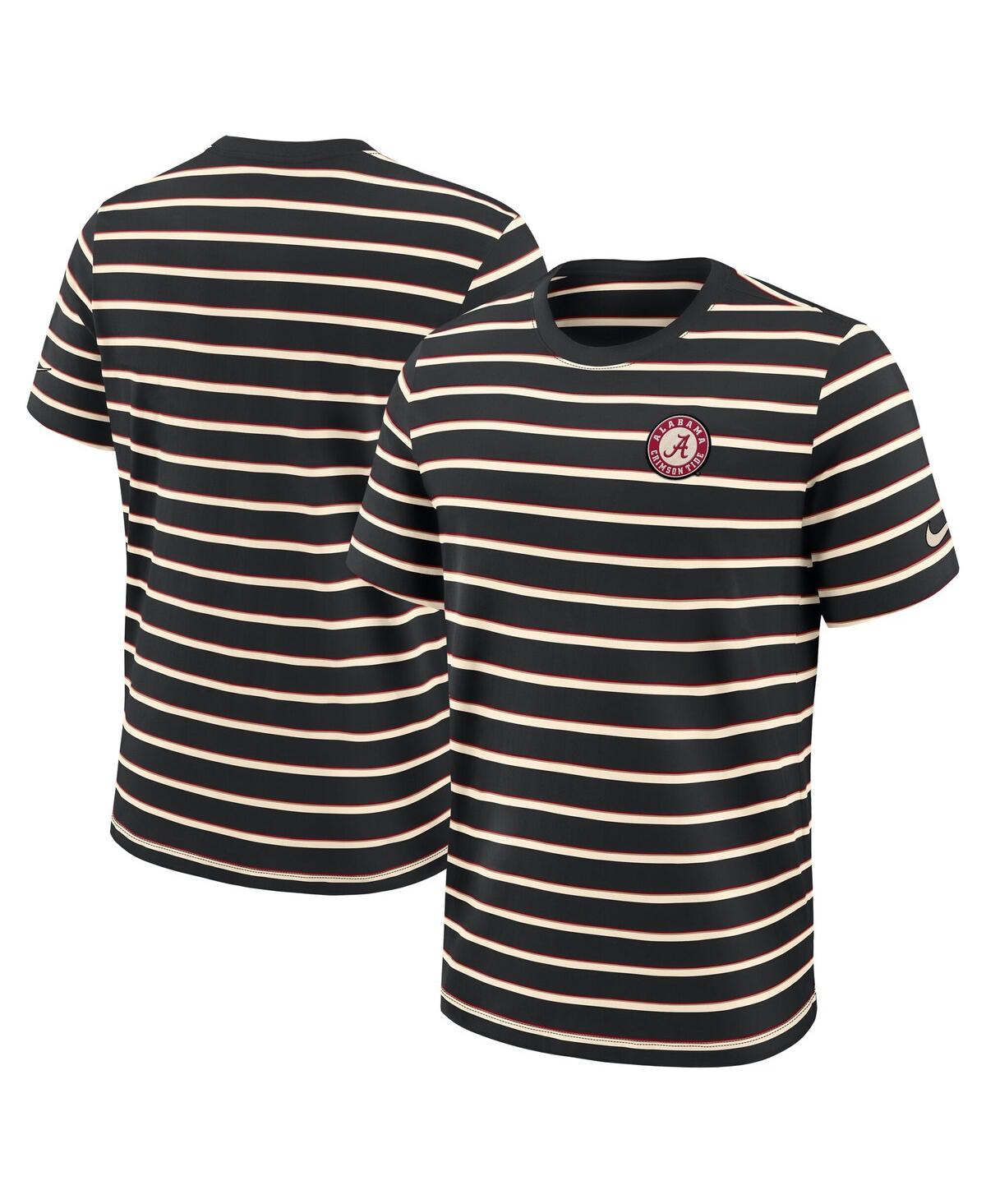 Nike Black Alabama Crimson Tide Athletic Prep Legacy Summit Stripe T-shirt In Blue