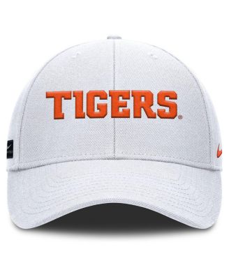 Men's White Clemson Tigers 2025 On-Field Rise Performance Adjustable Hat