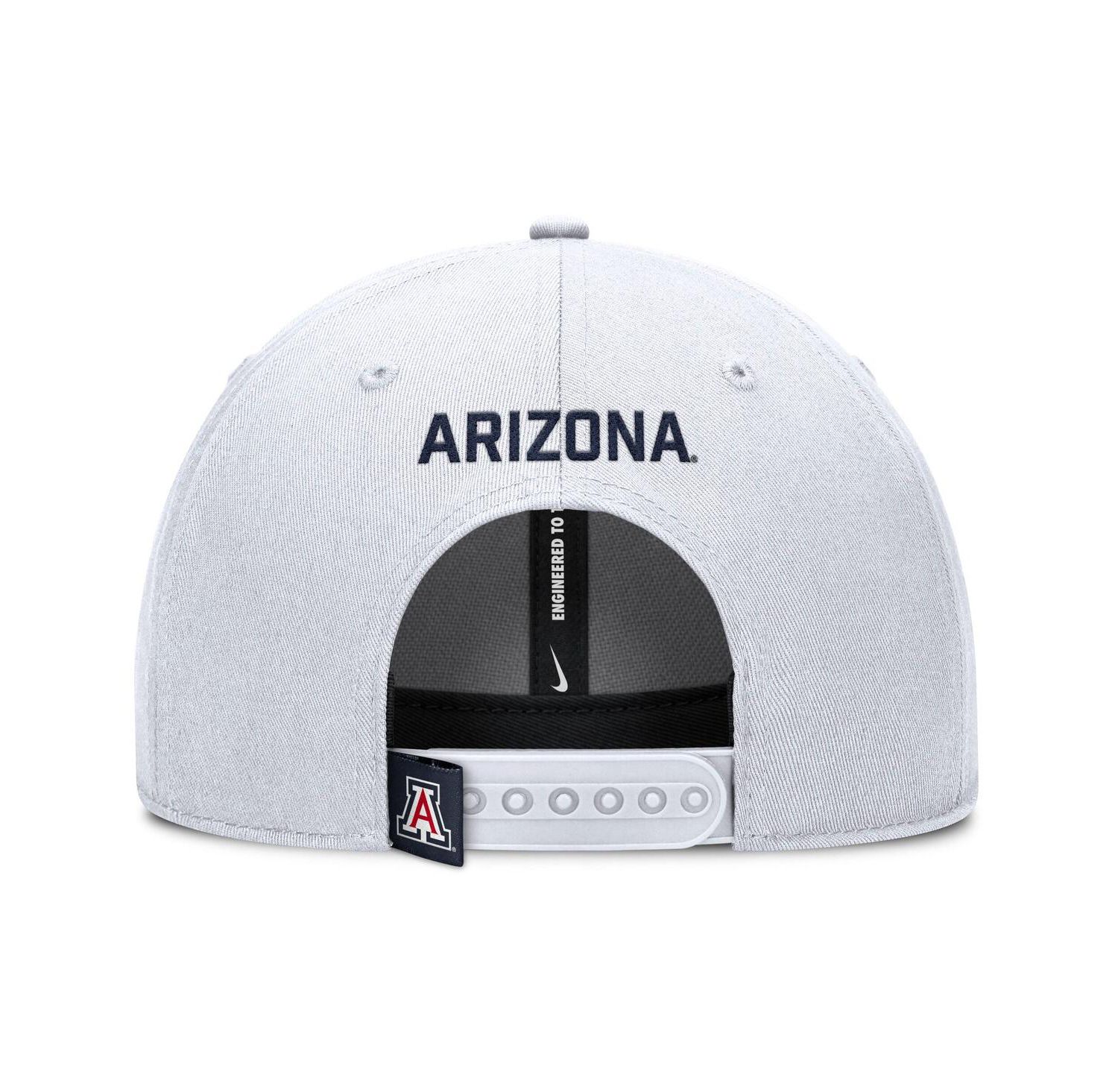 Men's White Arizona Wildcats 2025 On-Field Rise Performance Adjustable Hat