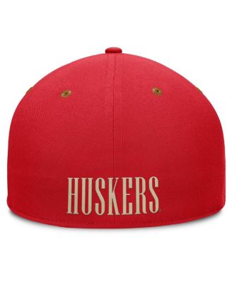 Men's Scarlet/Brown Nebraska Huskers Noboa Fitted Hat
