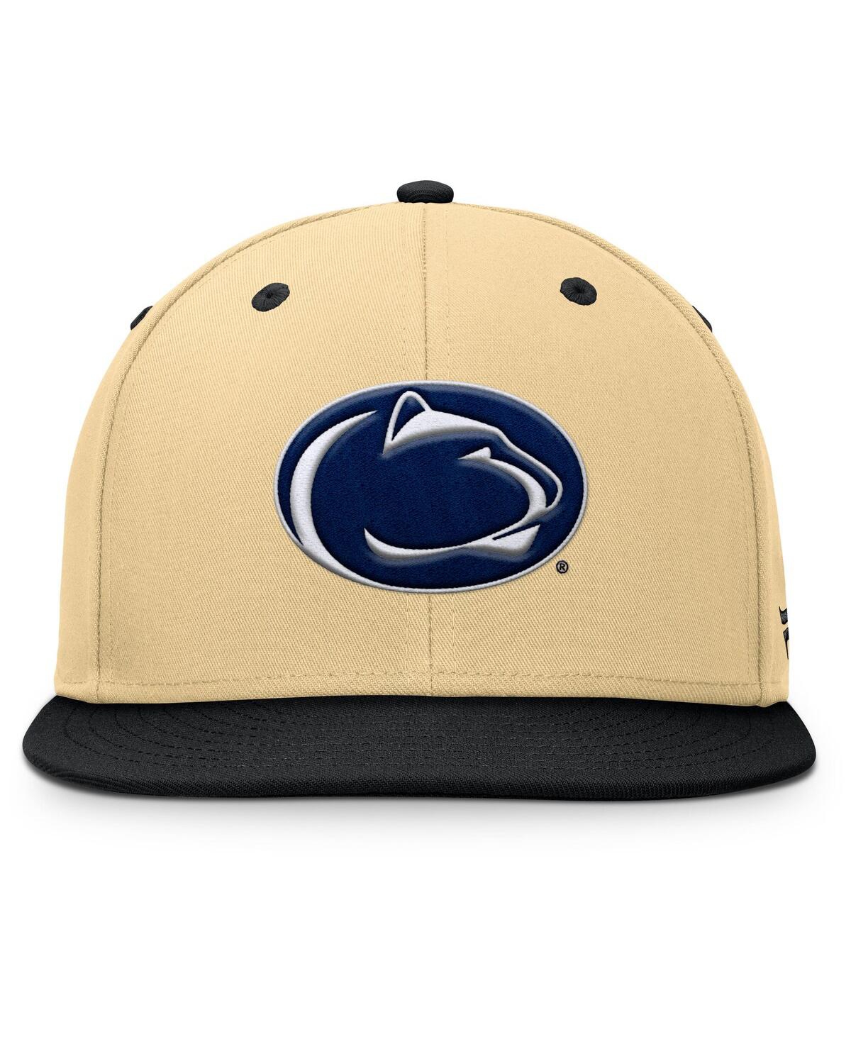 Fanatics Men's Khaki/black Penn State Nittany Lions Balance Fitted Hat In Multi