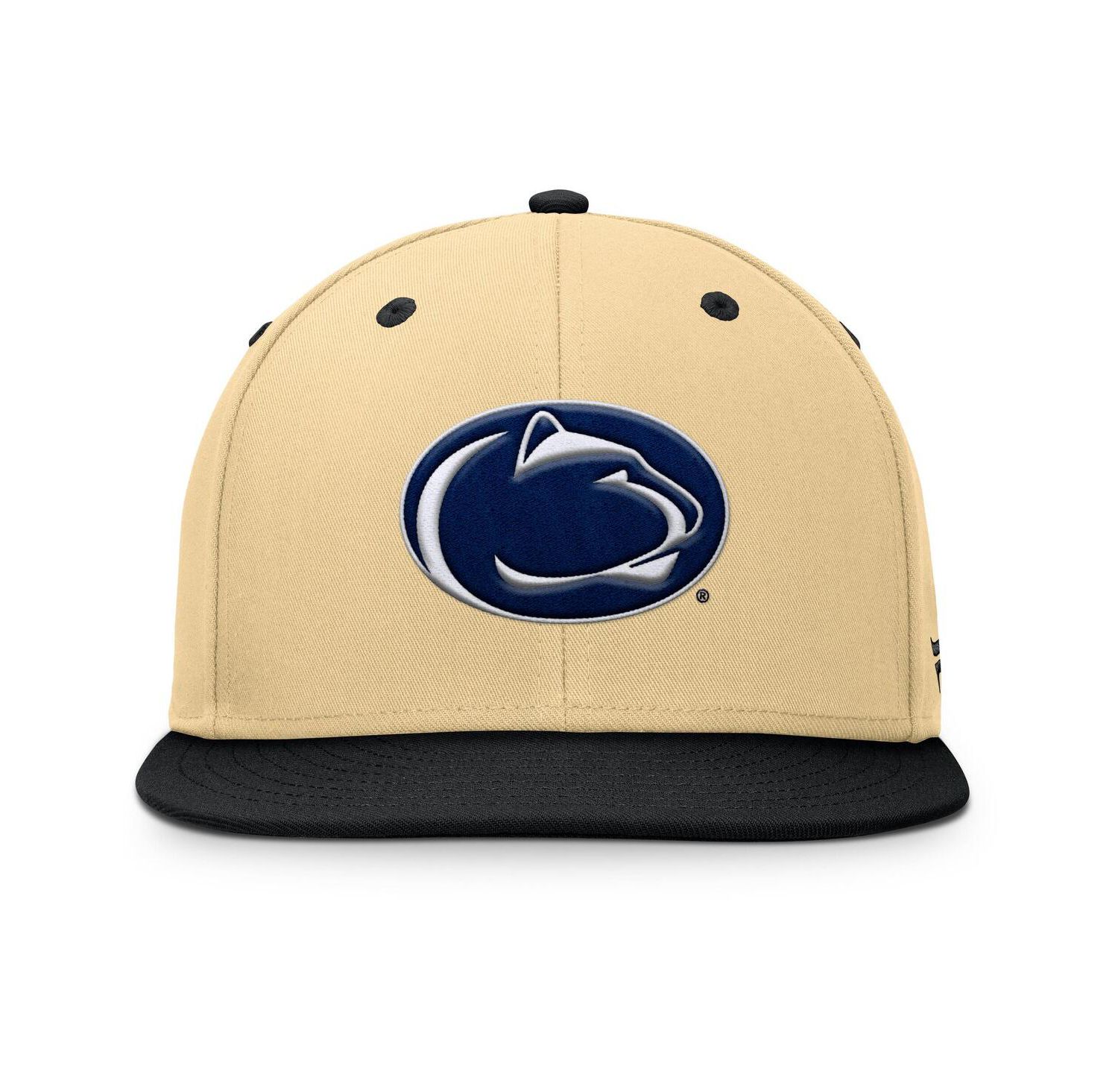 Men's Khaki/Black Penn State Nittany Lions Balance Fitted Hat