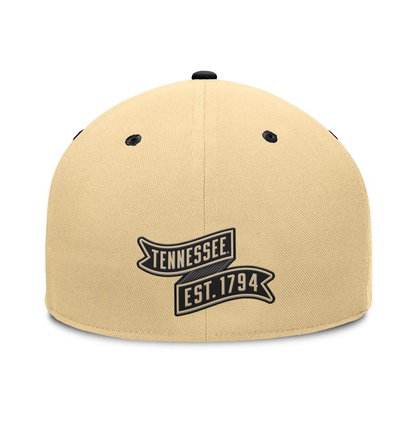 Мужская кепка Fanatics Khaki/Black Tennessee Volunteers Balance Fitted Hat — фото 4