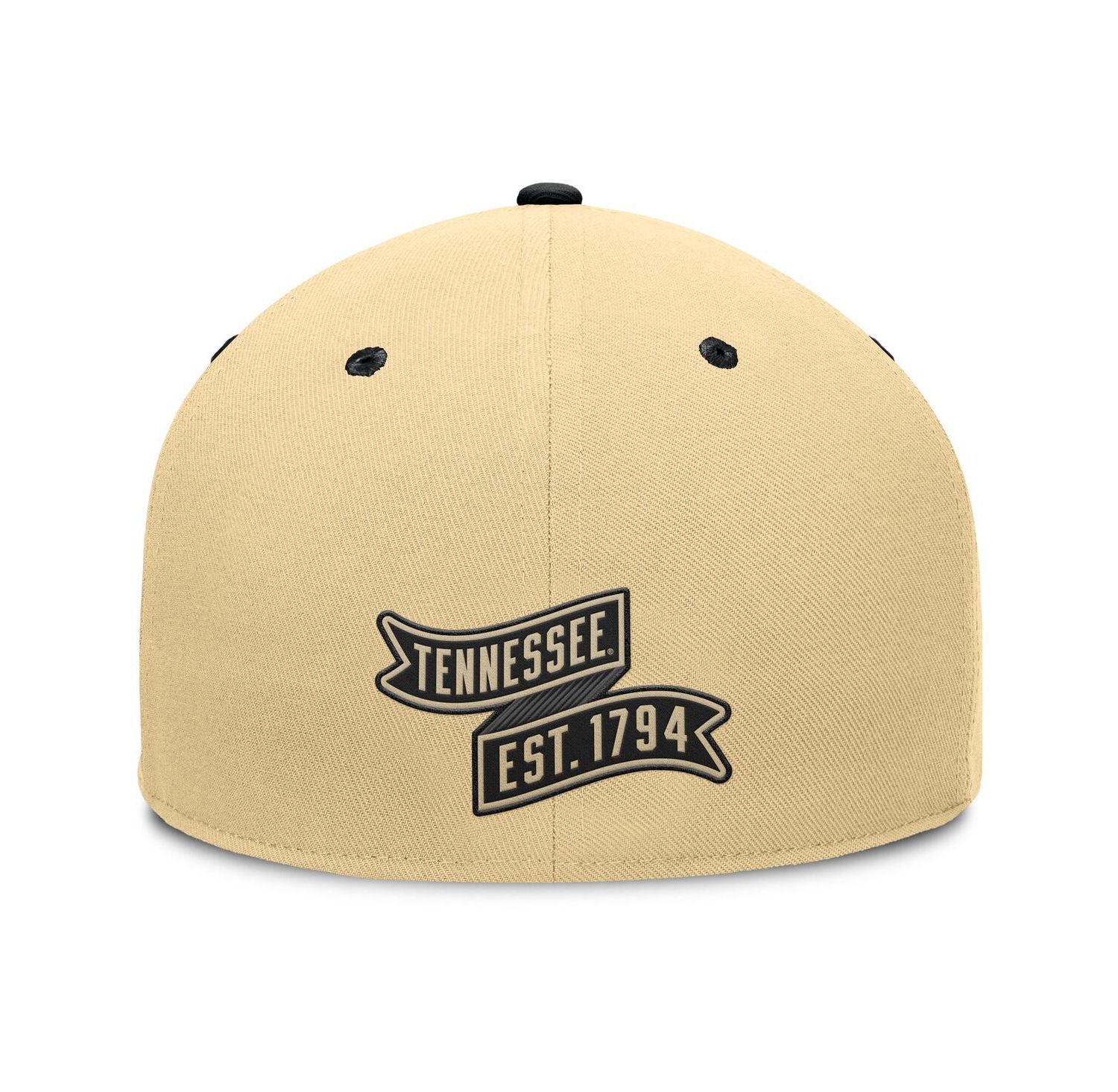 Men's Khaki/Black Tennessee Volunteers Balance Fitted Hat