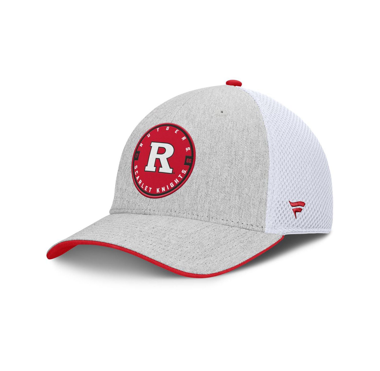 Men's Heather Gray/White Rutgers Scarlet Knights Trigger Flex Hat