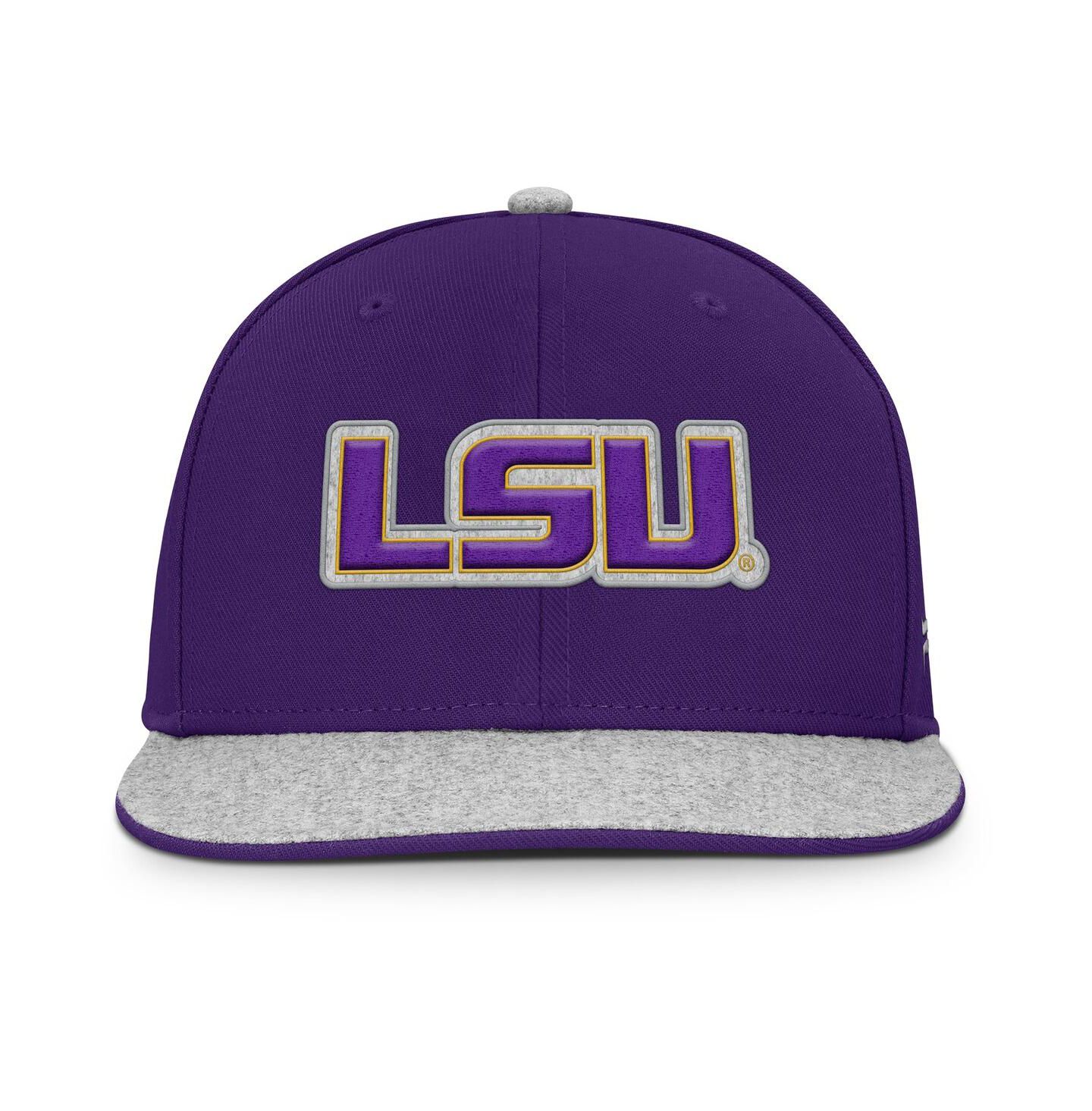 Мужская кепка Fanatics Purple LSU Tigers Loden Snapback Hat — фото 2