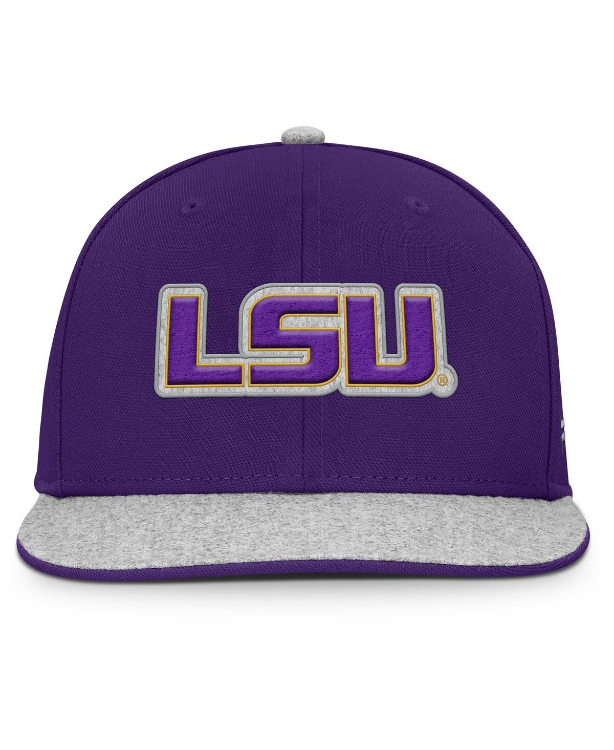 Fanatics Men's Purple Lsu Tigers Loden Snapback Hat In Purple