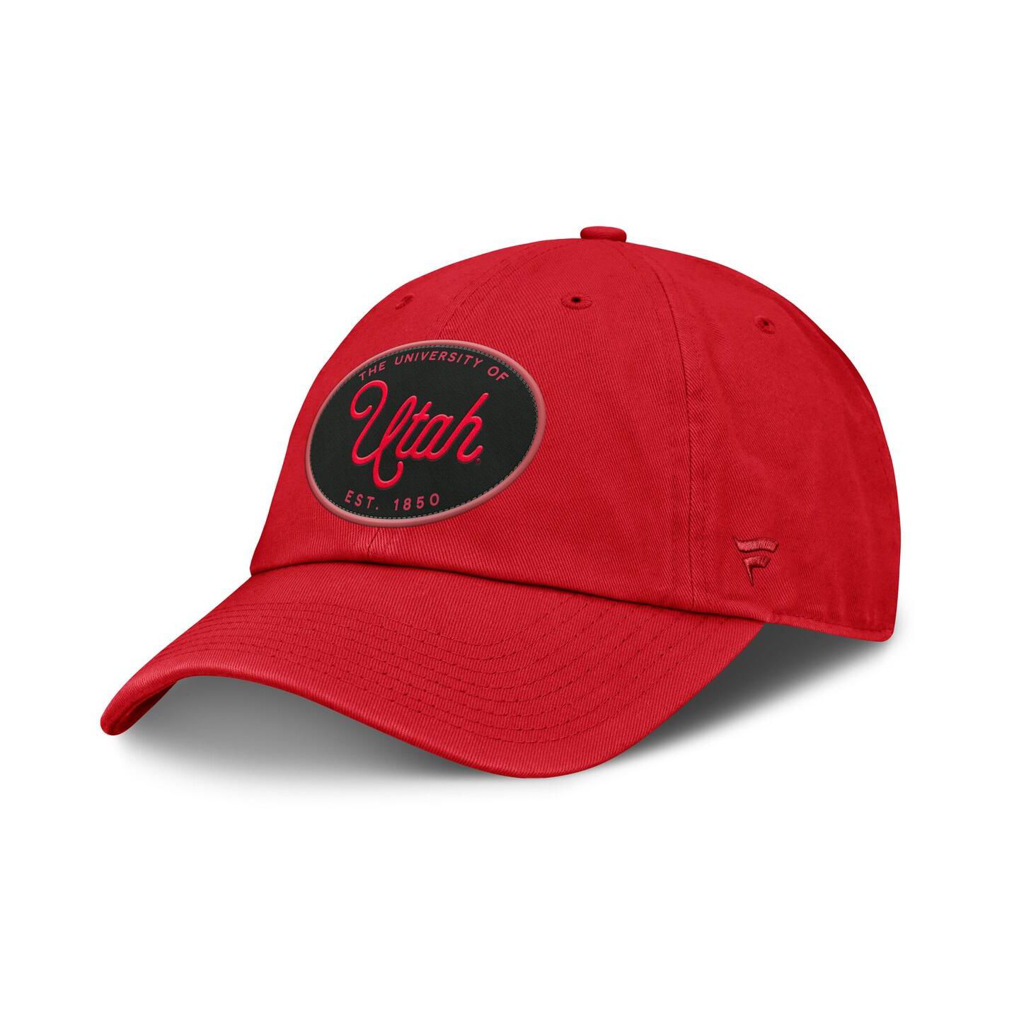 Женская кепка Fanatics Red Utah Utes Candid Adjustable Hat — фото 1