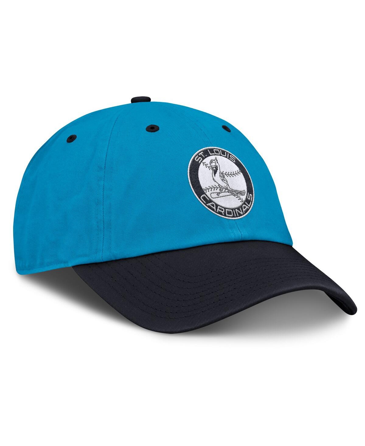 Nike Men's Blue/navy St. Louis Cardinals Neon 90s Club Adjustable Hat In Blue