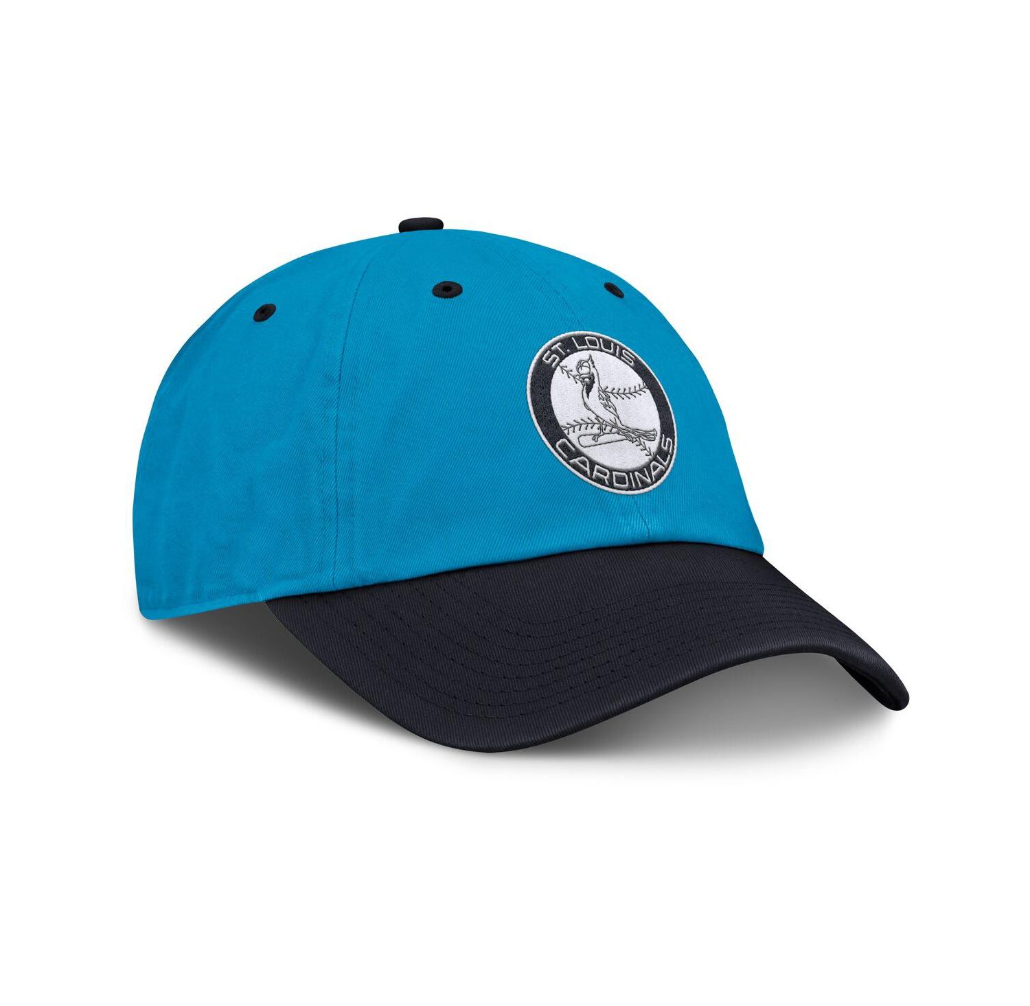 Men's Blue/Navy St. Louis Cardinals Neon 90s Club Adjustable Hat