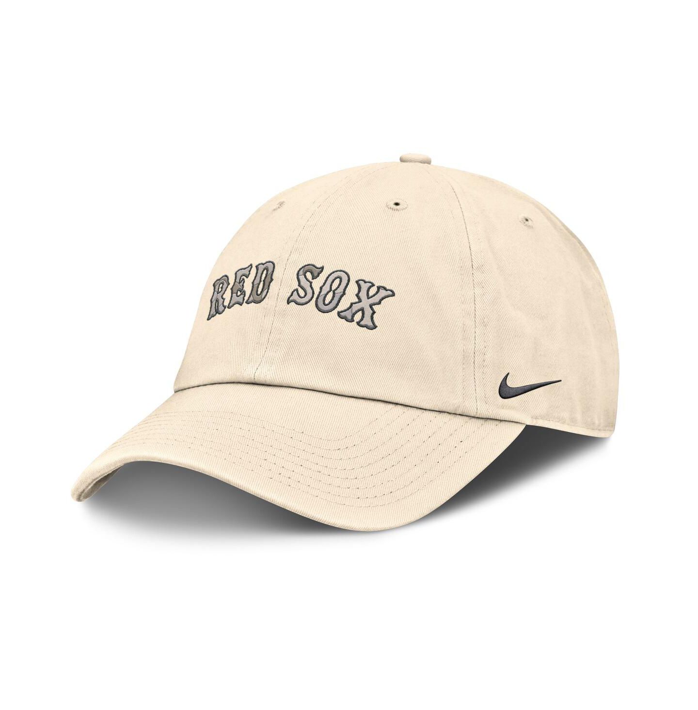Мужские головные уборы Nike Natural Boston Red Sox Camo Pack Club Adjustable Hat — фото 1